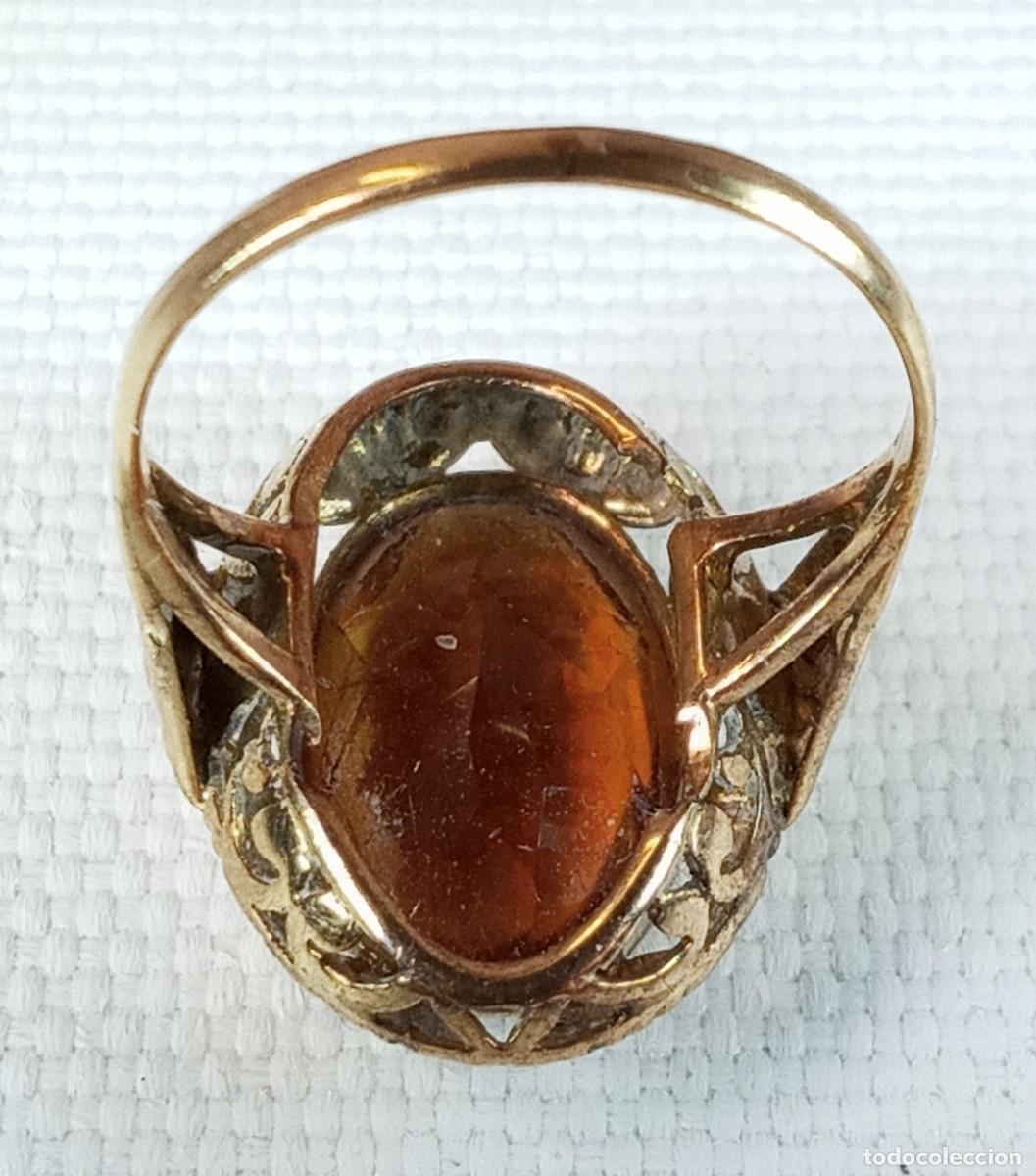 Joyeria: Anillo oro 14 kt con citrino - Foto 6