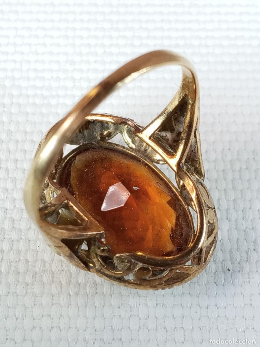 Joyeria: Anillo oro 14 kt con citrino - Foto 7