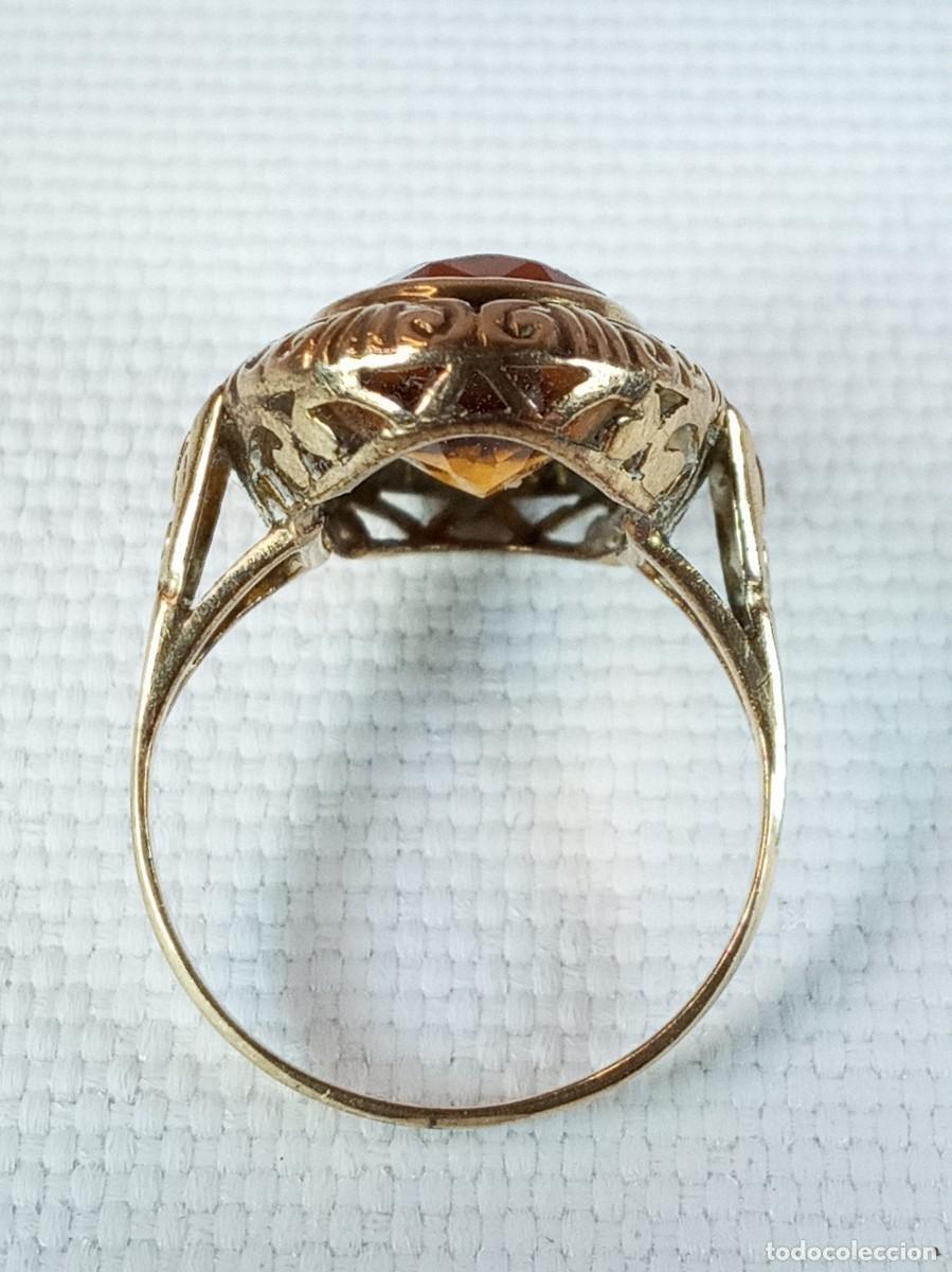 Joyeria: Anillo oro 14 kt con citrino - Foto 8