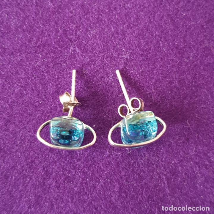 Joyeria: PENDIENTES DE PLATA CON BONITO DISE&Ntilde;O. - Foto 2