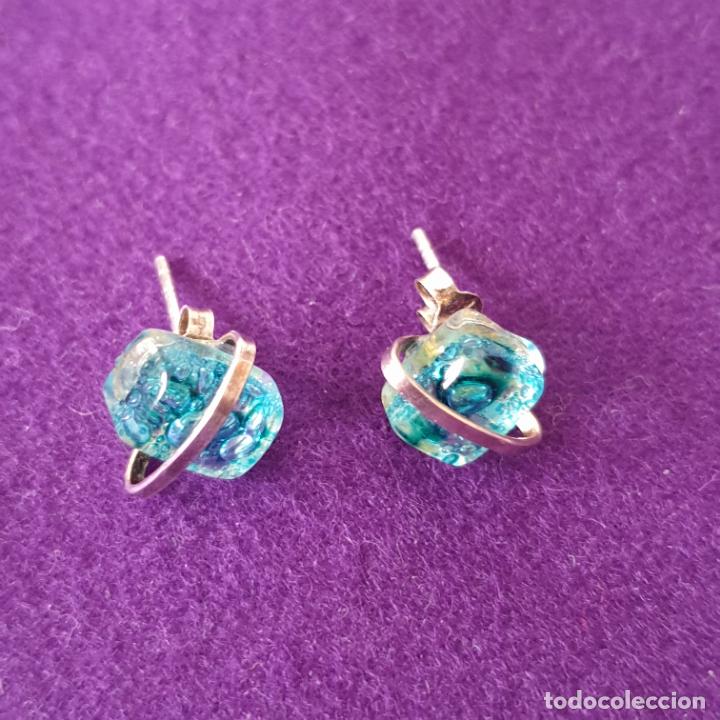Joyeria: PENDIENTES DE PLATA CON BONITO DISE&Ntilde;O. - Foto 4