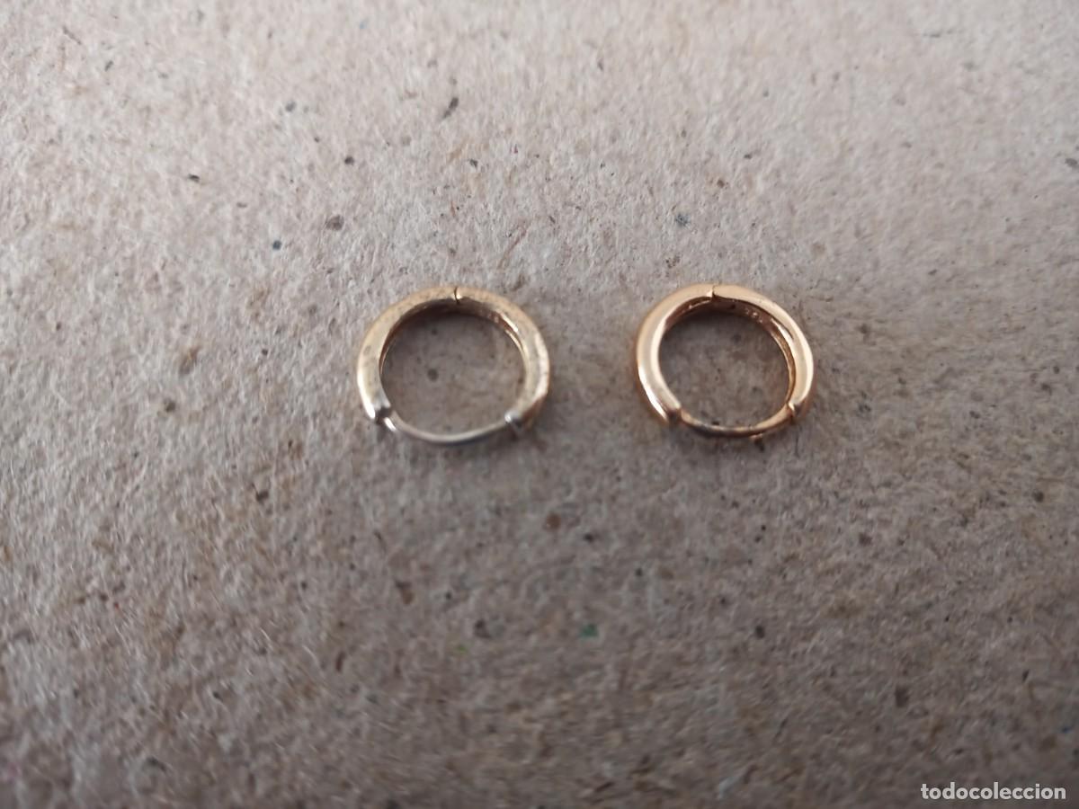 BONITOS PENDIENTES PLATA DORADA 925