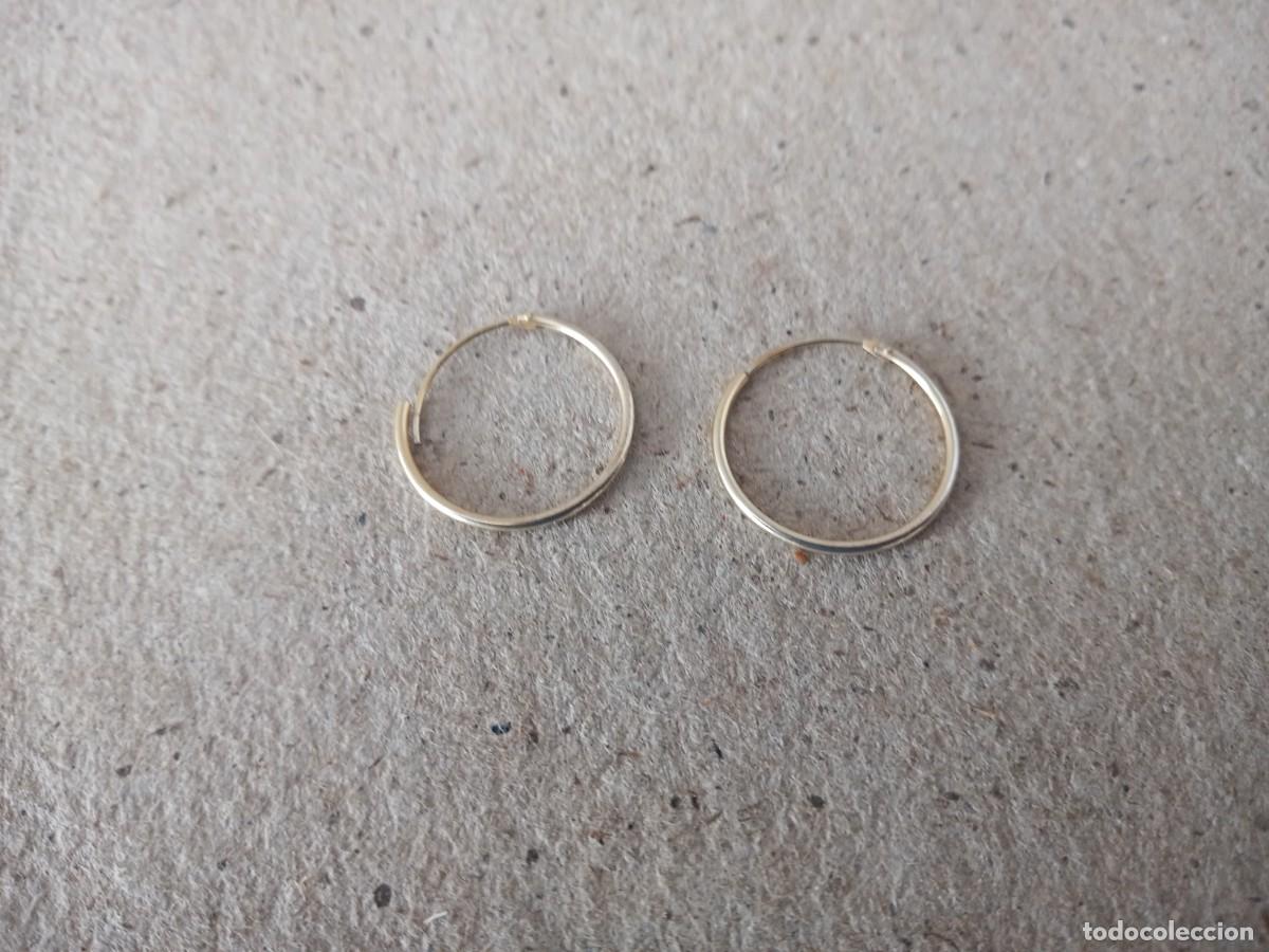 Schmuck: BONITOS PENDIENTES PLATA DORADA 925