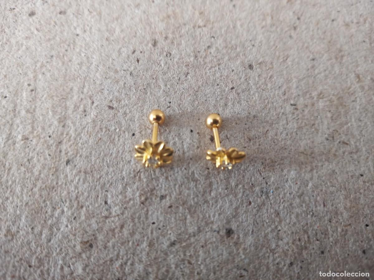 Joaillerie: BONITOS PENDIENTES PLATA DORADA 925