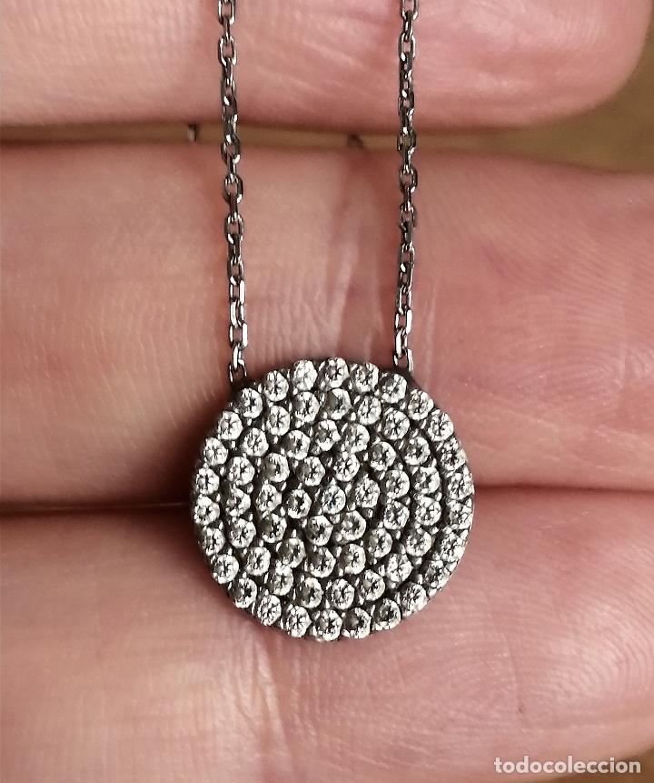 Joyeria: COLLAR PLATA DE LEY CON COLGANTE DE CIRCONITAS. - Foto 2