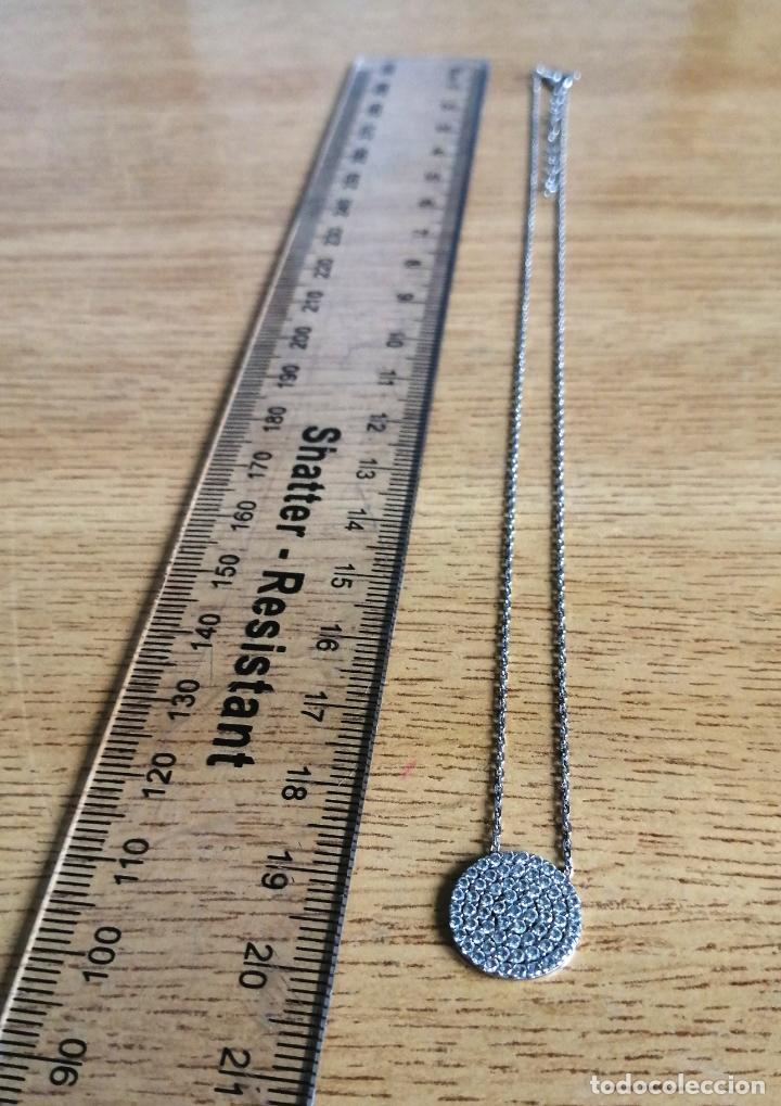 Joyeria: COLLAR PLATA DE LEY CON COLGANTE DE CIRCONITAS. - Foto 4