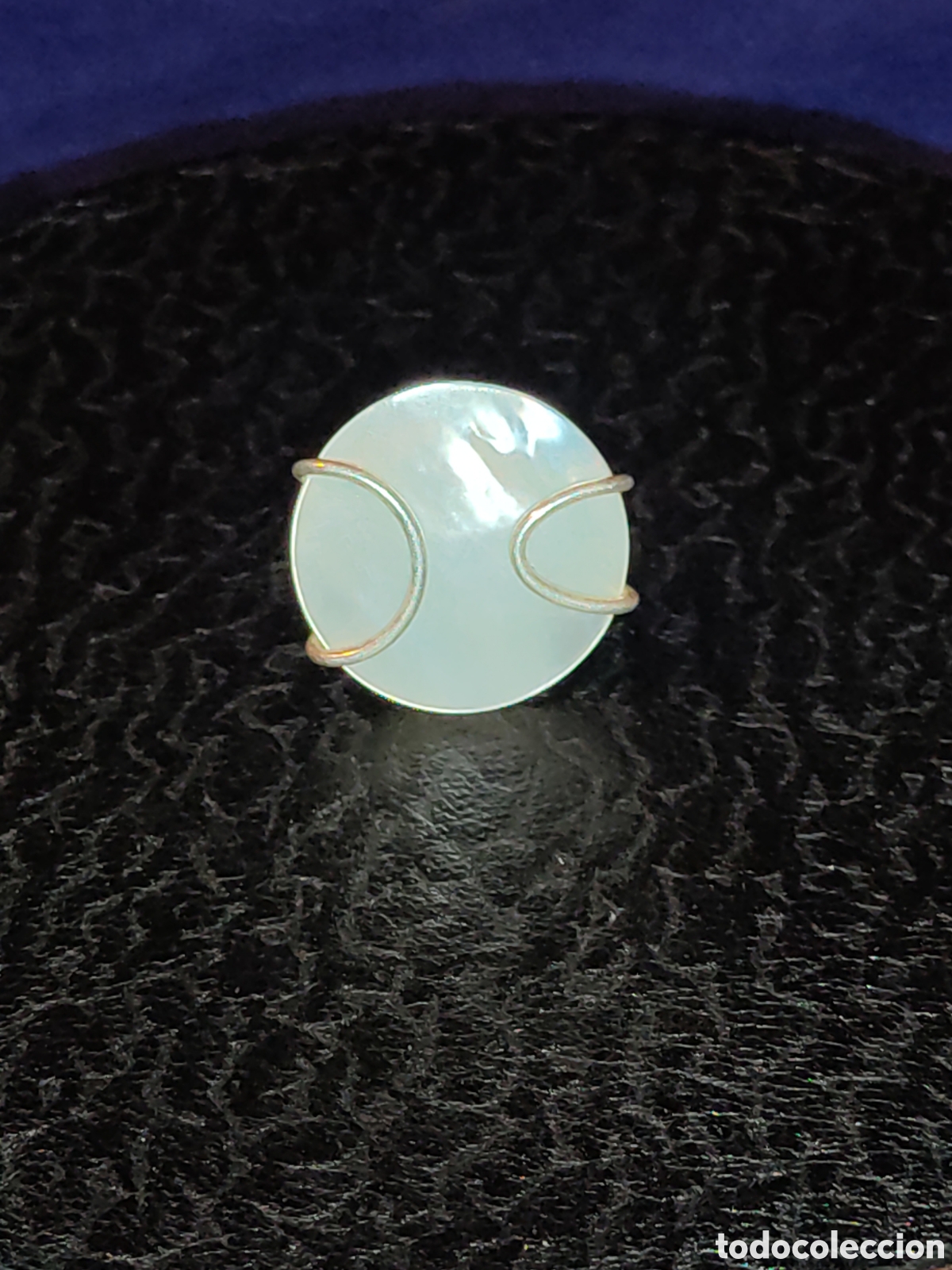 Joyeria: Anillo de plata y n&aacute;car. *2* - Foto 1