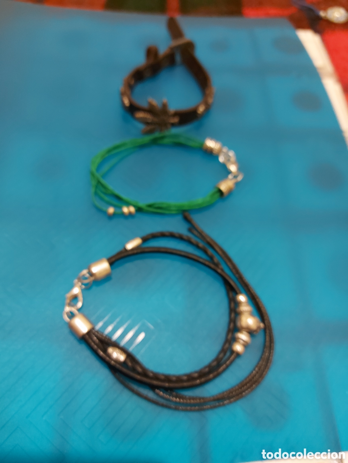 Joyeria: 3pulseras1 de cuero - Foto 1