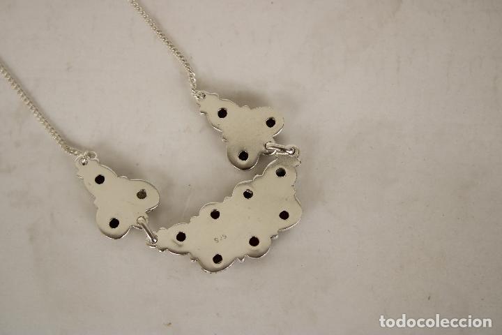 Joyeria: gargantilla de granates plata de ley - Foto 3