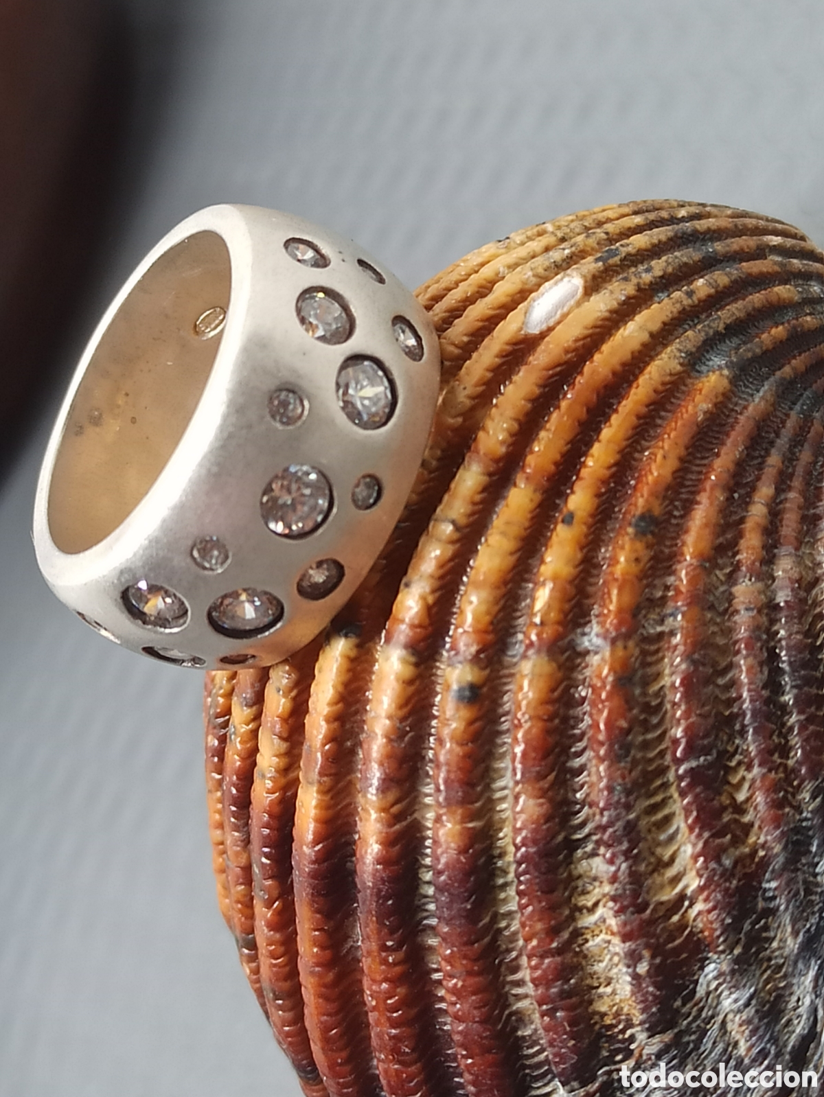 Joyeria: Anillo de plata de Ley 925 Macizo y circonio - Foto 4