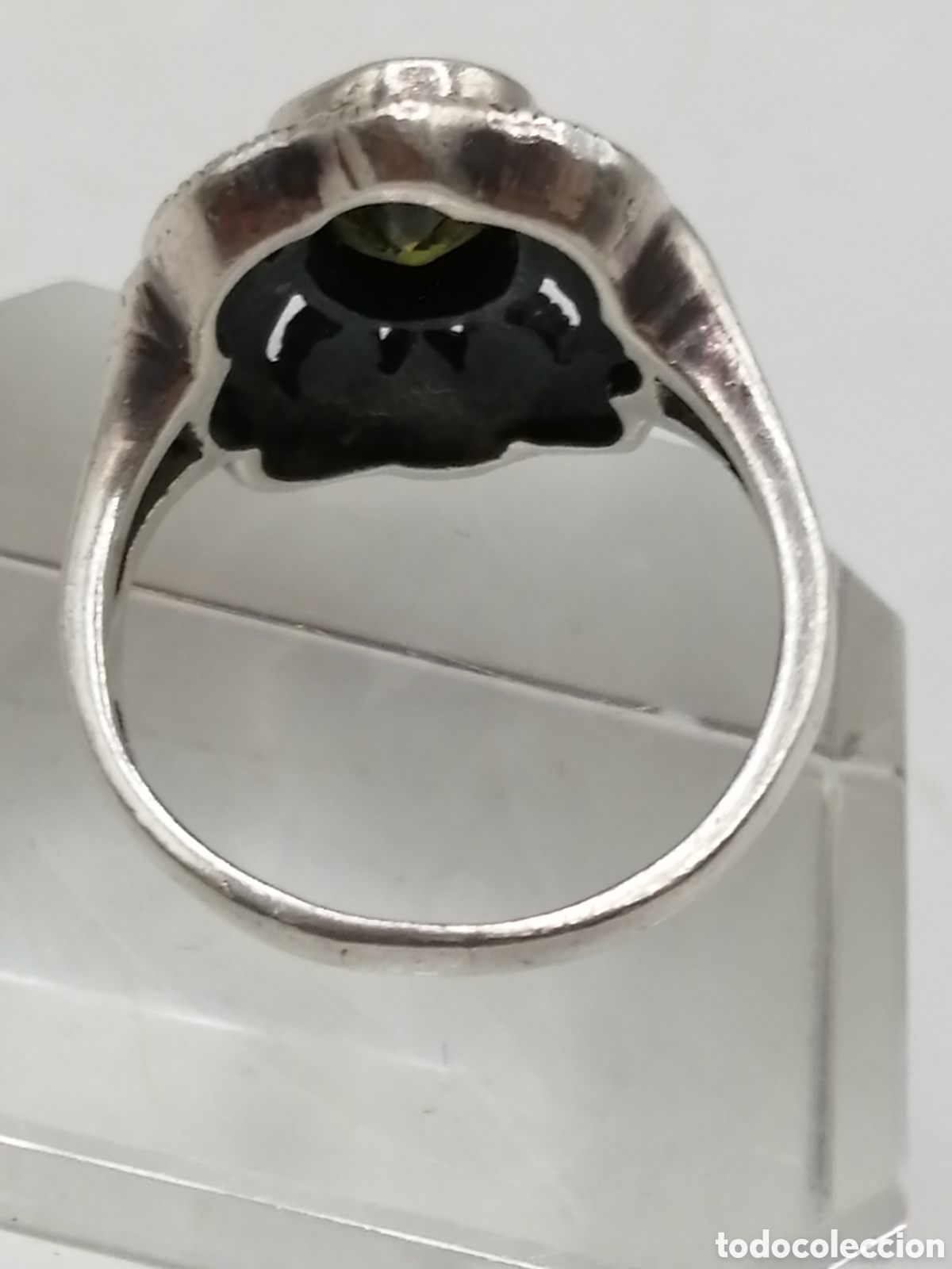 Joyeria: Anillo plata de ley Olivina y marquesitas - Foto 7