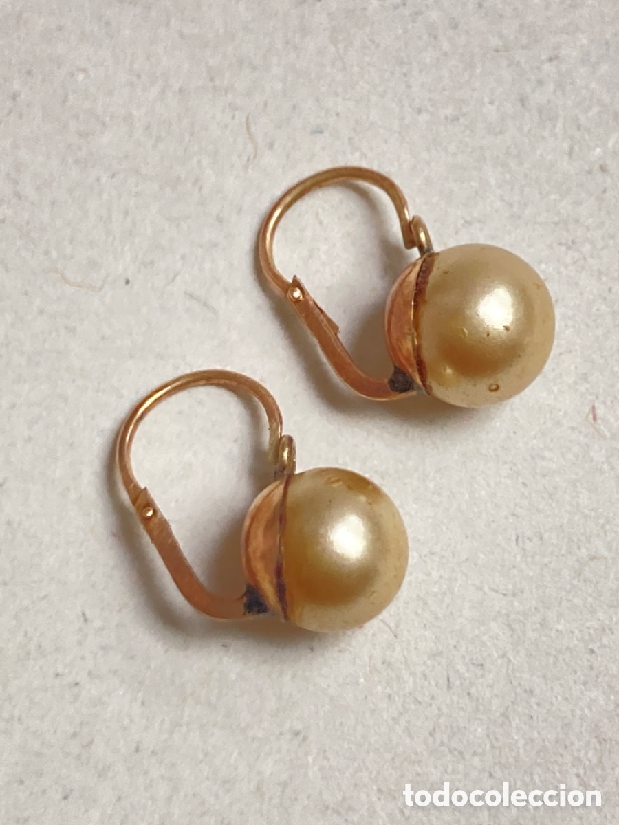 Joyeria: Pendientes de oro 9k y perla /OM1 - Foto 3