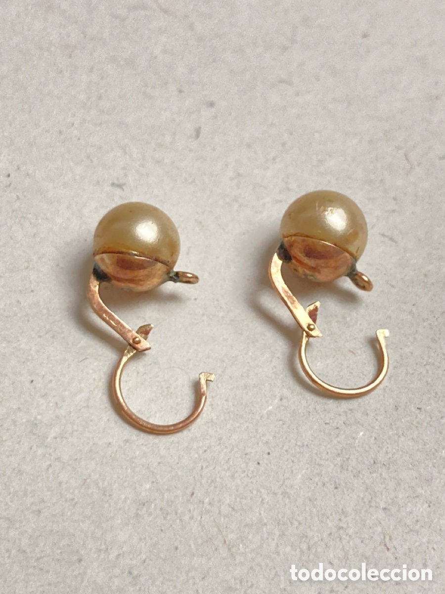 Joyeria: Pendientes de oro 9k y perla /OM1 - Foto 5