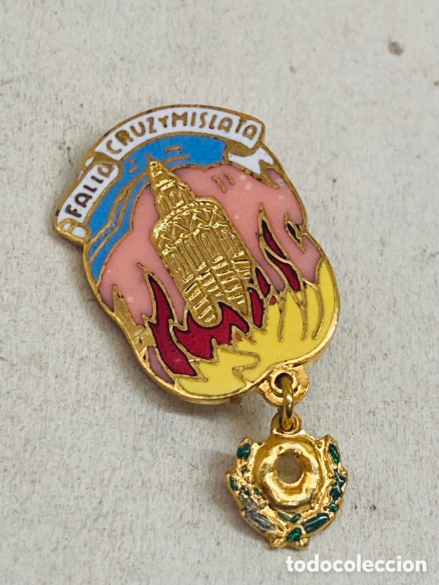 Joyeria: Broche fallero esmaltado met&aacute;lico - Foto 1