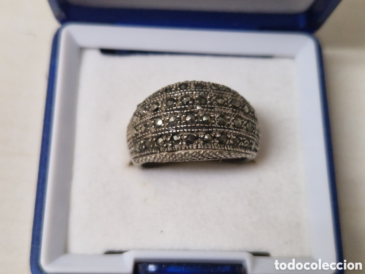 Joyeria: ANILLO DE PLATA DE LEY CONTRASTES Y MARCAPISAS - Foto 3