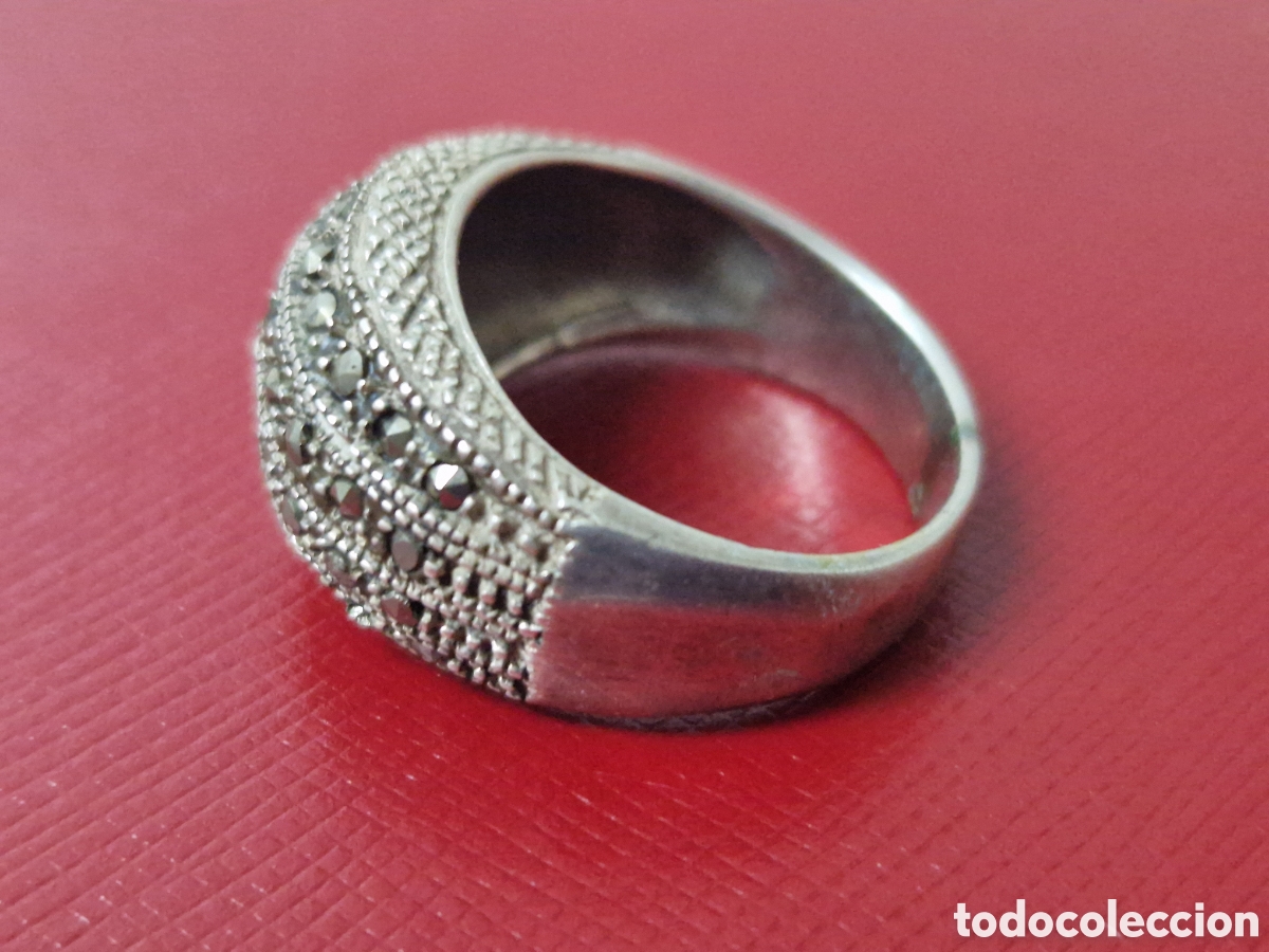 Joyeria: ANILLO DE PLATA DE LEY CONTRASTES Y MARCAPISAS - Foto 5