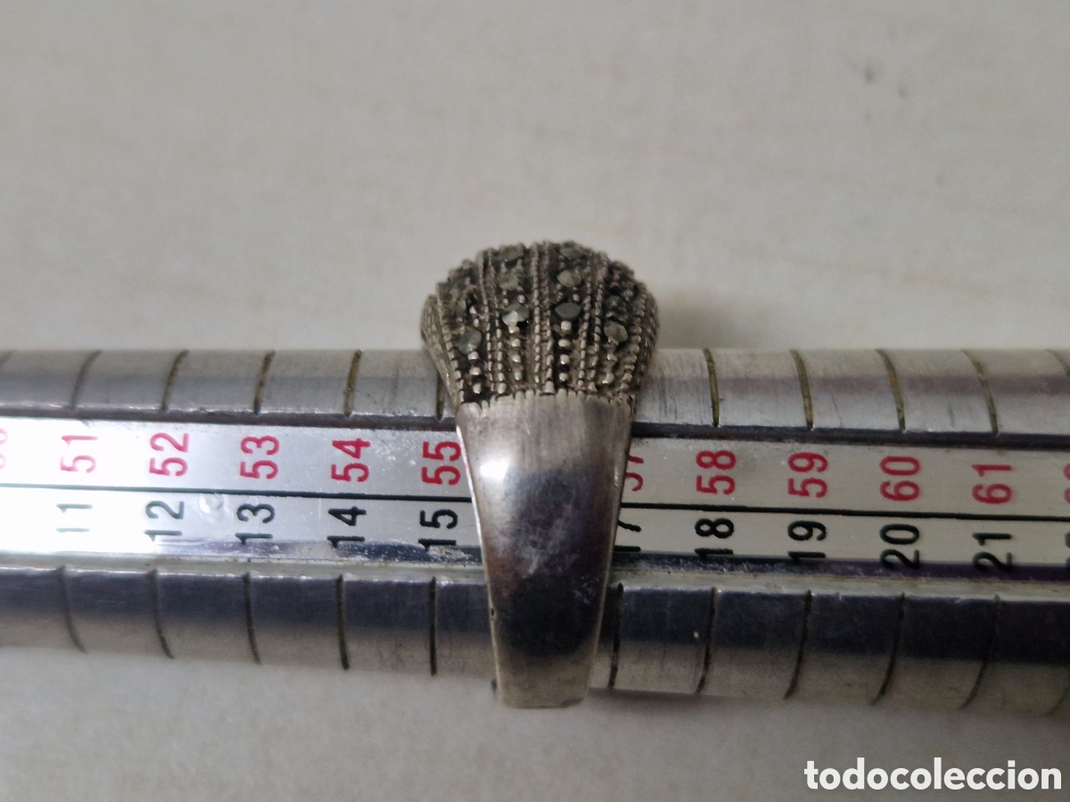 Joyeria: ANILLO DE PLATA DE LEY CONTRASTES Y MARCAPISAS - Foto 7