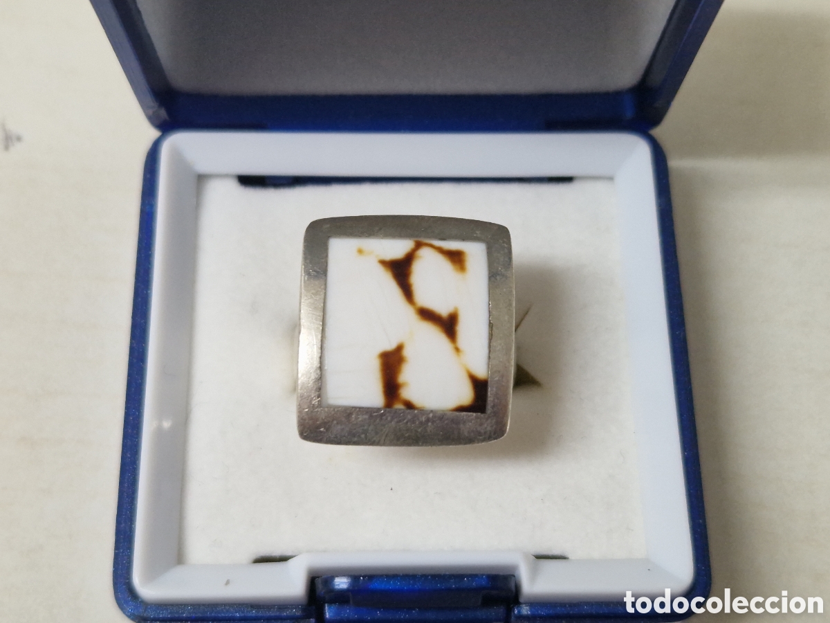 Joyeria: ANILLO DE PLATA DE LEY CONTRASTES - Foto 1