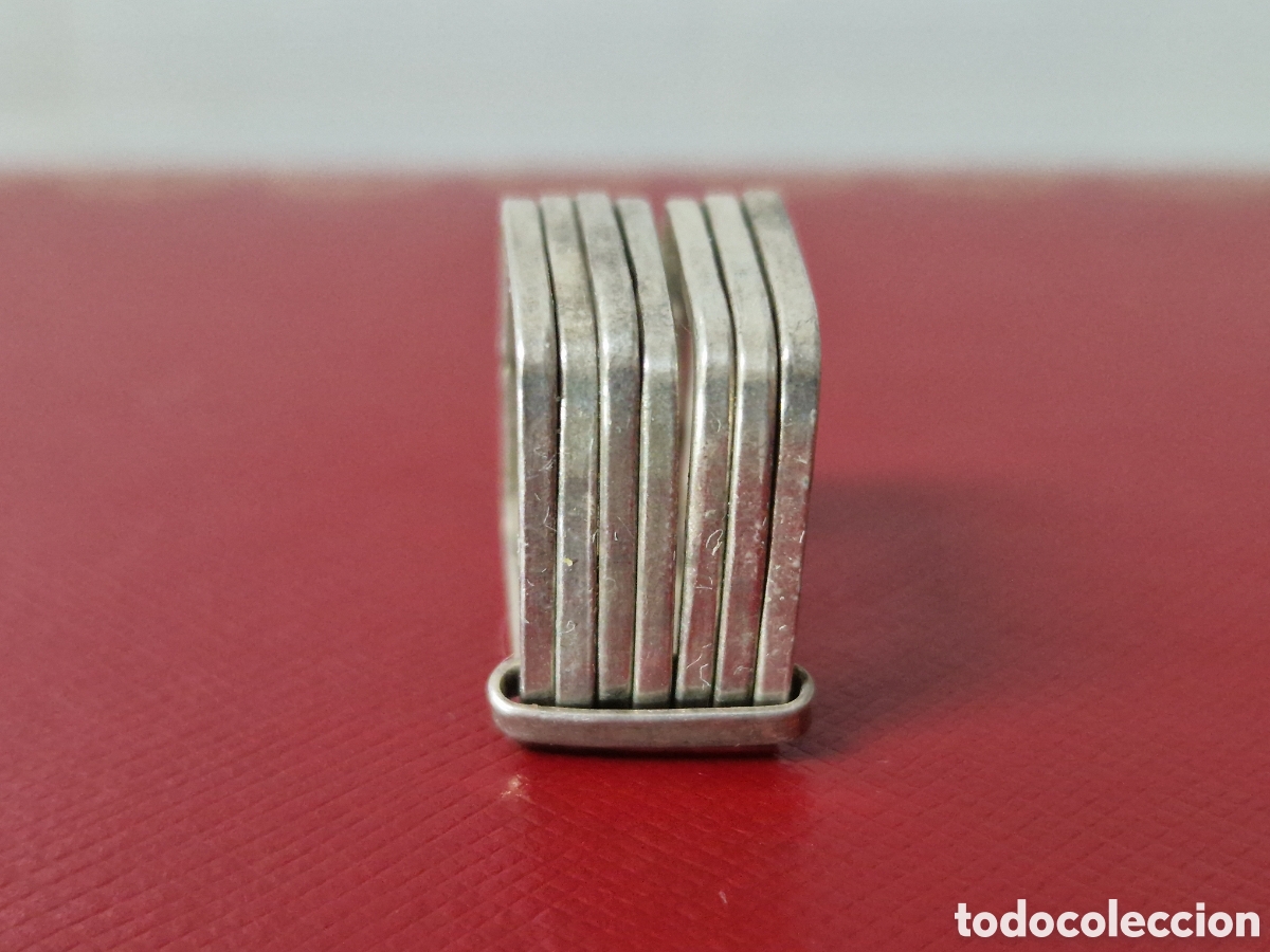 Joyeria: ANILLO DE 7 ANILLOS EN PLATA DE LEY CONTRASTES - Foto 8