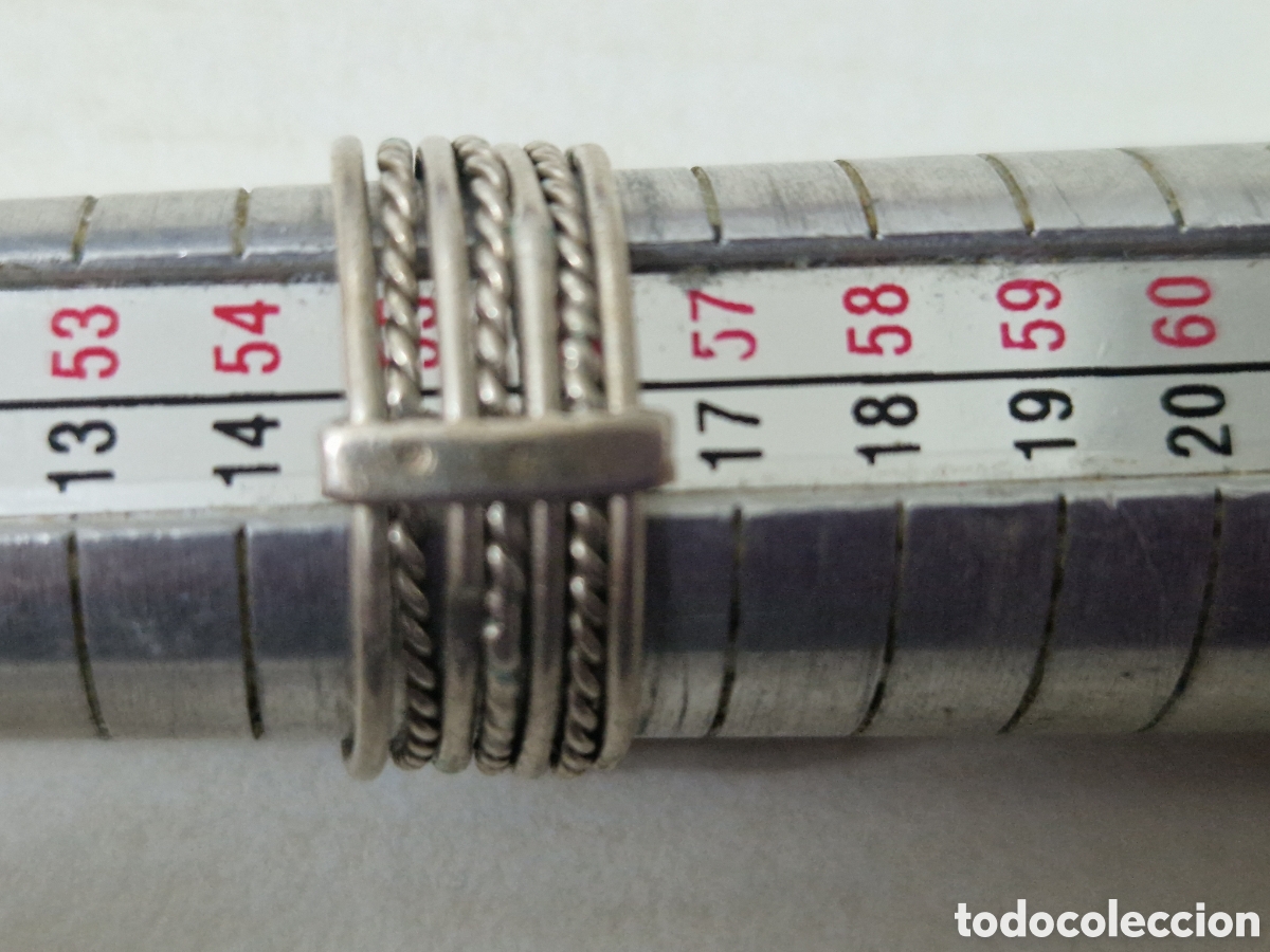 Joyeria: BONITO ANILLO EN PLATA DE LEY CONTRASTES - Foto 5