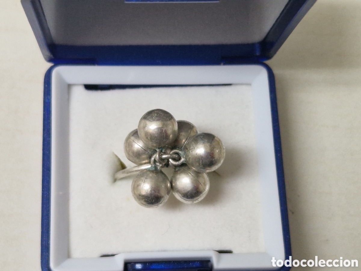 Joyeria: ANILLO DE BOLAS DE PLATA DE LEY CONTRASTES - Foto 2