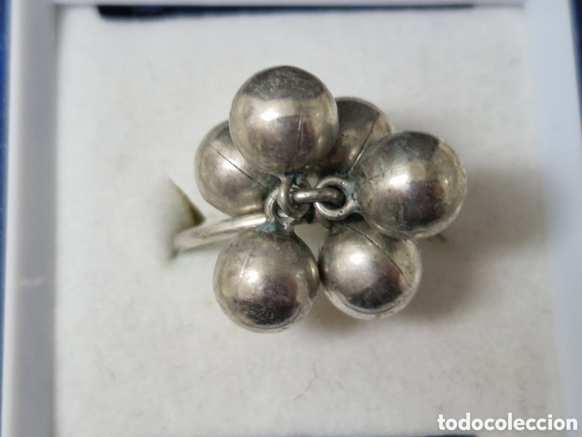 Joyeria: ANILLO DE BOLAS DE PLATA DE LEY CONTRASTES - Foto 1