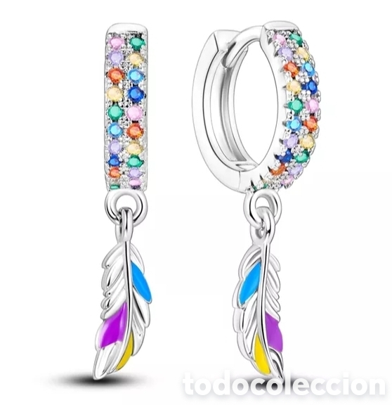 Joyeria: Pendientes de Plata Plumas - Foto 3