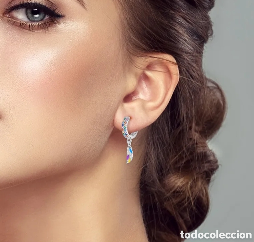 Joyeria: Pendientes de Plata Plumas - Foto 2