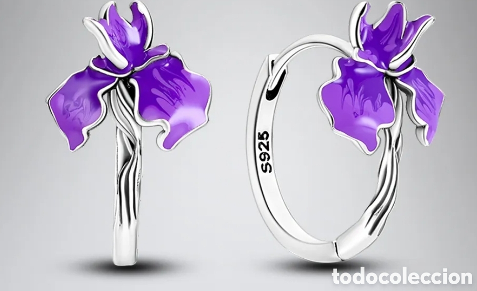 Joyeria: Pendientes de Plata Flor - Foto 3