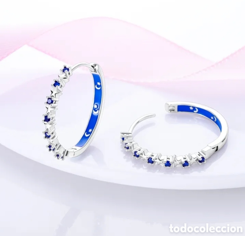 Joyeria: Pendientes de Plata Lunas - Foto 1