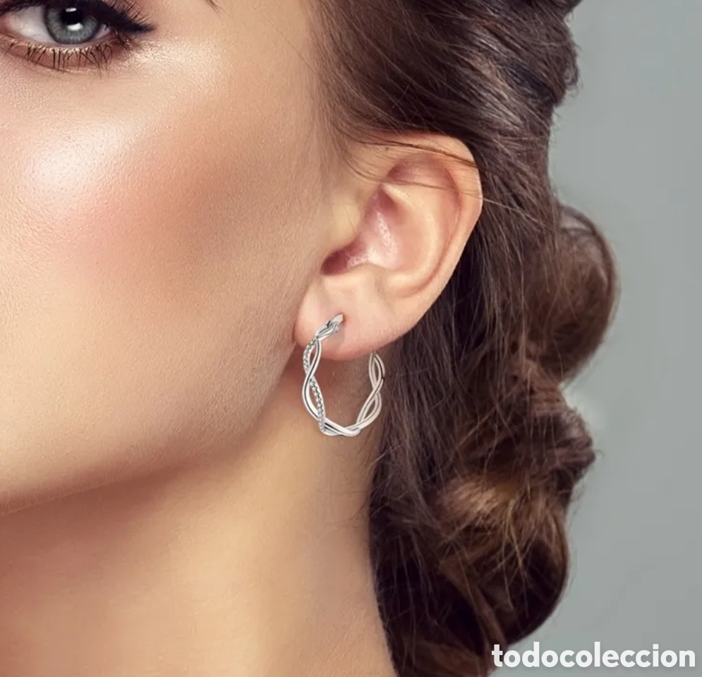 Joyeria: Pendientes de Plata Aros Tenzados - Foto 2