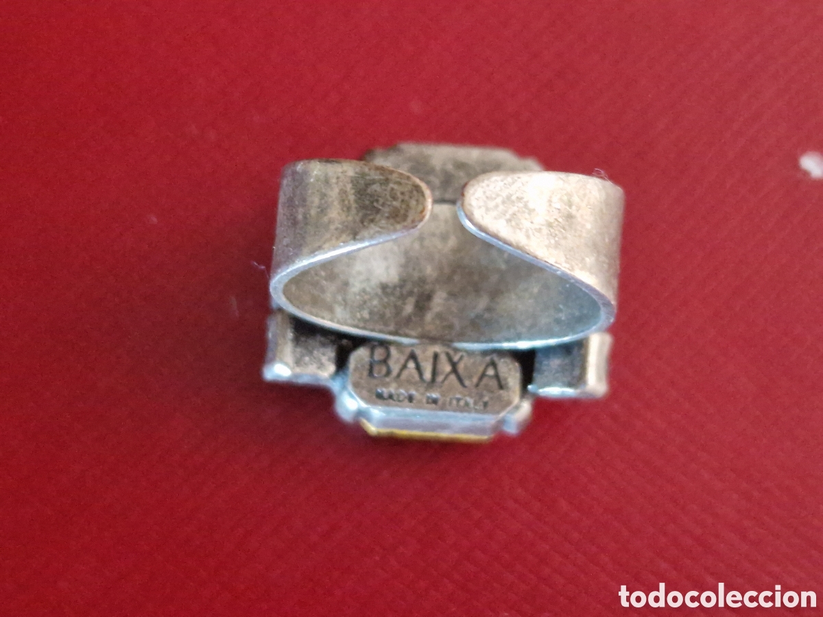 Joyeria: ANILLO DE METAL CON BA&Ntilde;O EN RODIO - Foto 4
