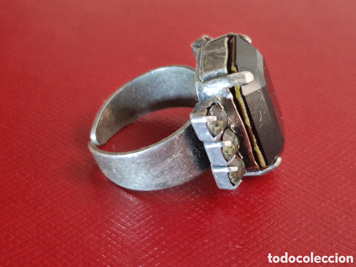 Joyeria: ANILLO DE METAL CON BA&Ntilde;O EN RODIO - Foto 6