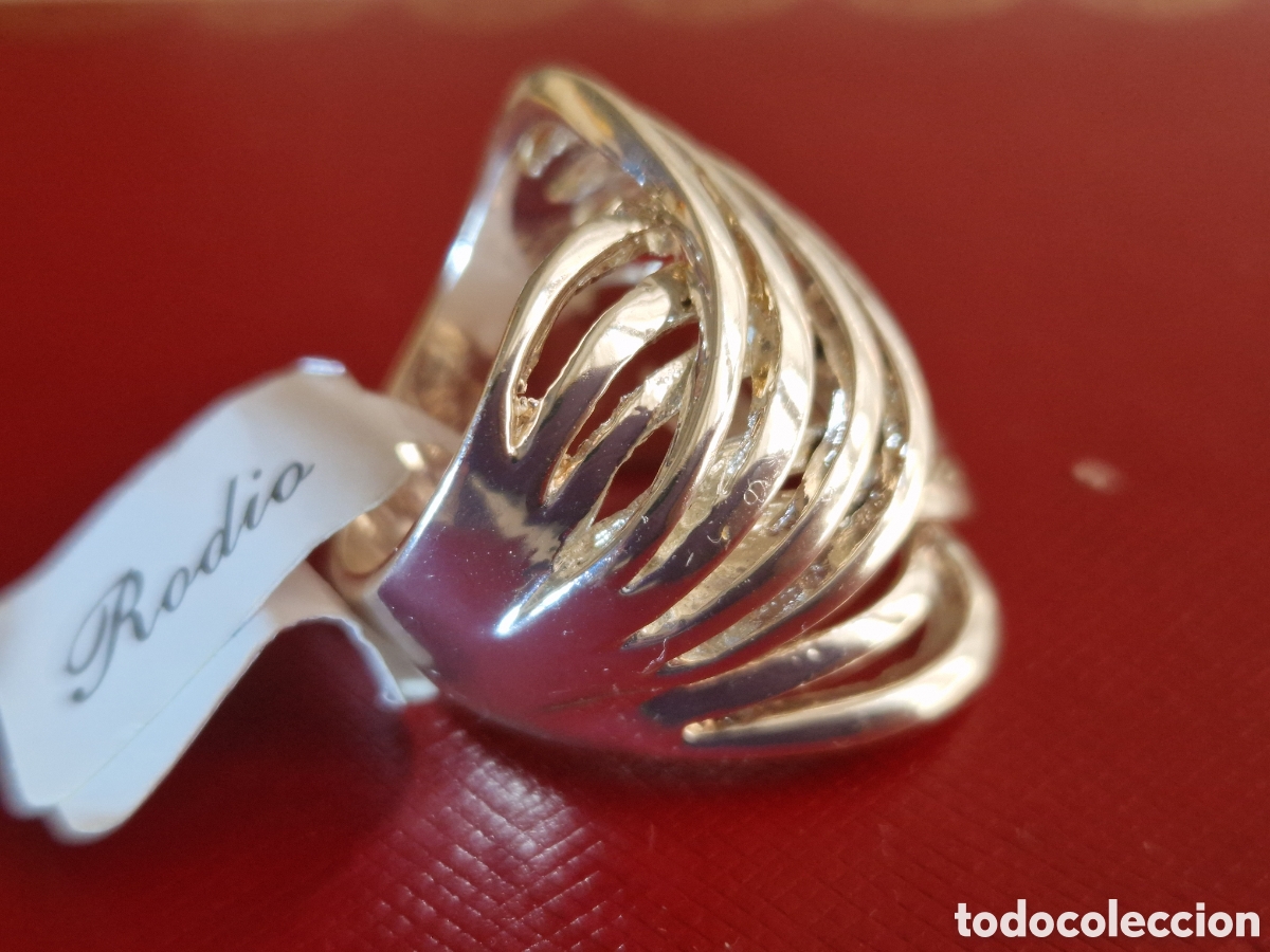 Joyeria: ANILLO DE METAL CON BA&Ntilde;O EN RODIO - Foto 8