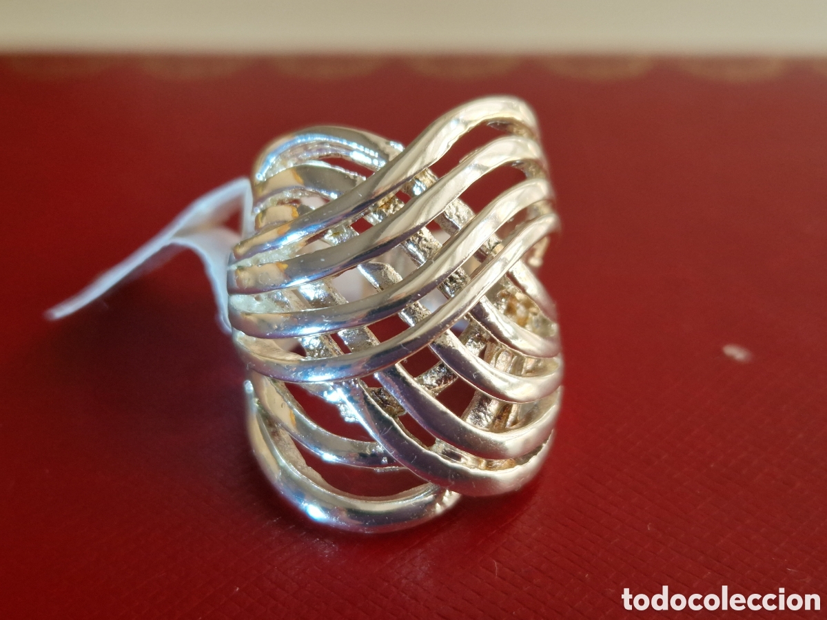 Joyeria: ANILLO DE METAL CON BA&Ntilde;O EN RODIO - Foto 9