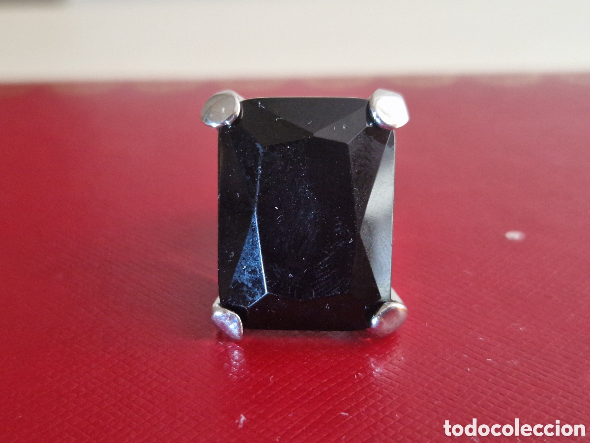 Joyeria: ANILLO DE RODIO Y CRISTAL - Foto 1