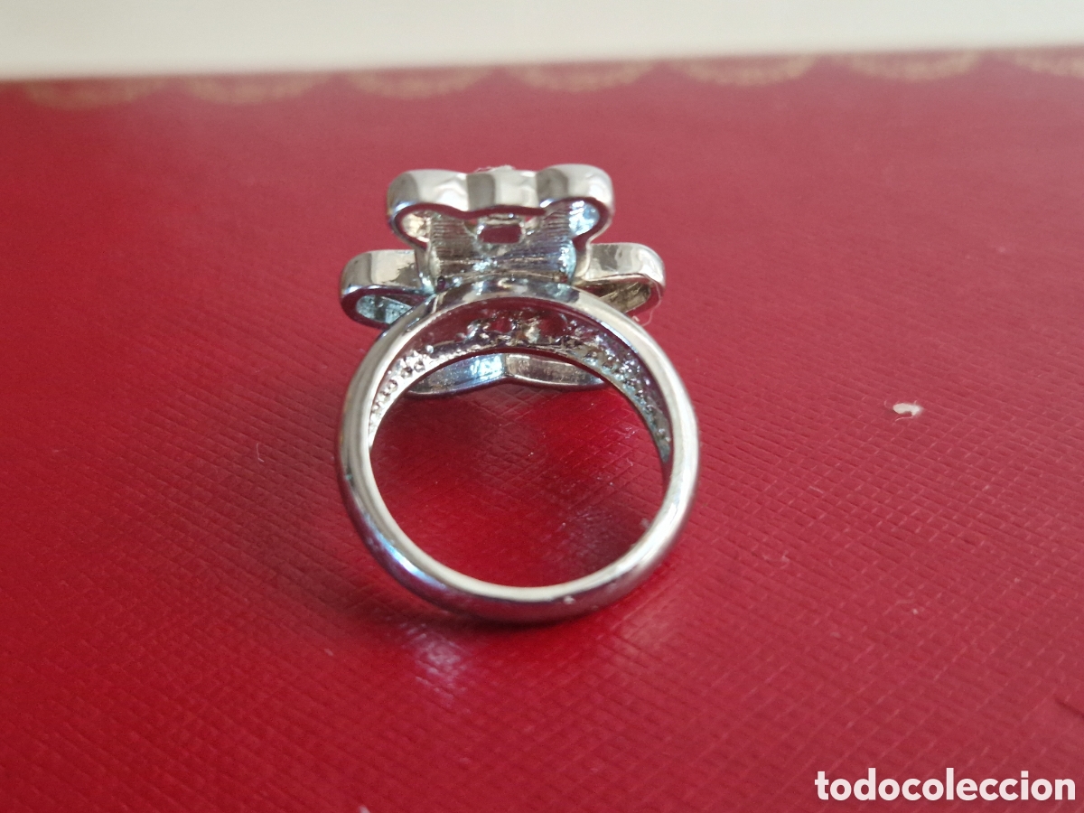 Joyeria: BONITO ANILLO EN METAL Y RODIO - Foto 4