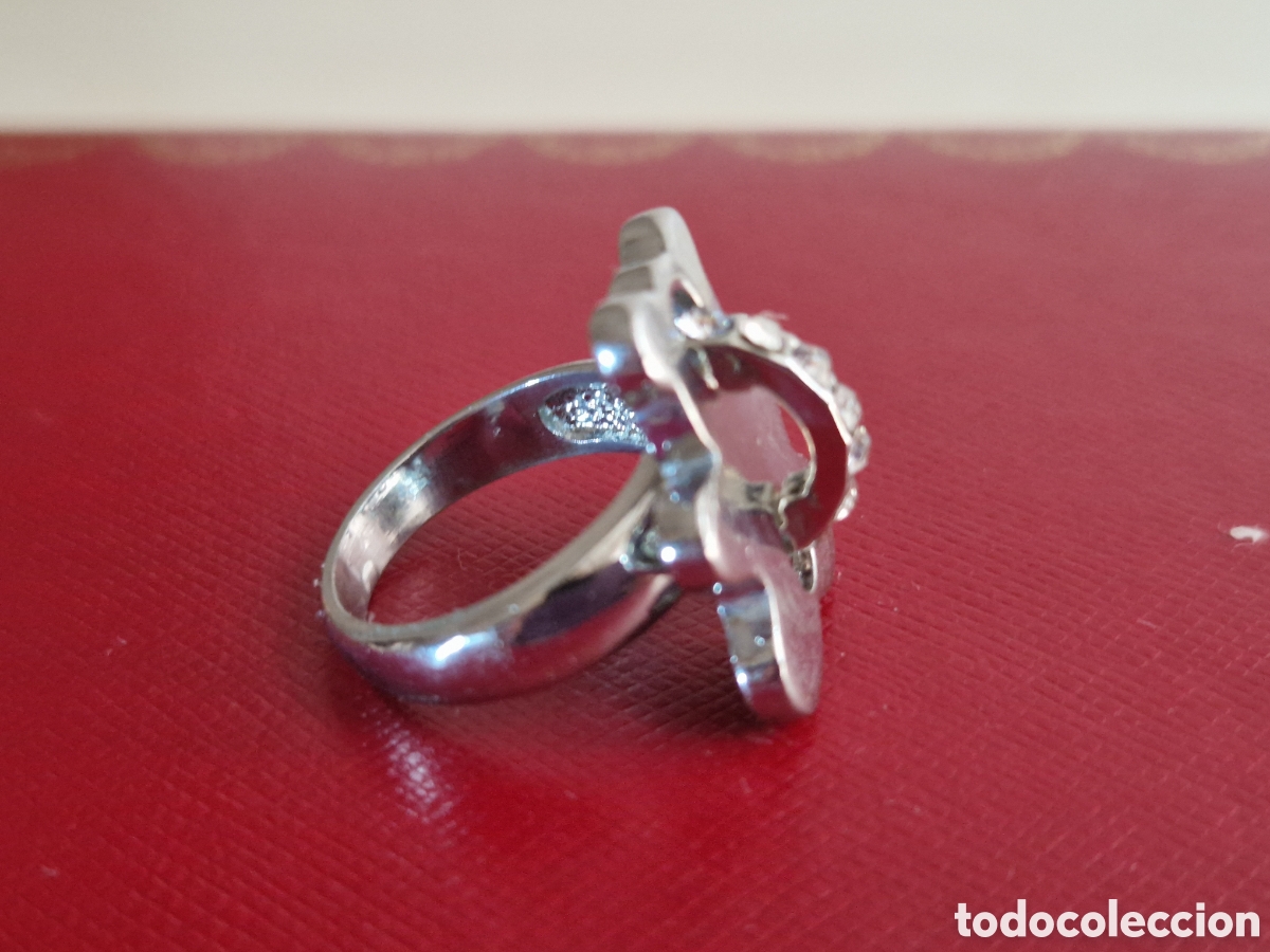 Joyeria: BONITO ANILLO EN METAL Y RODIO - Foto 5