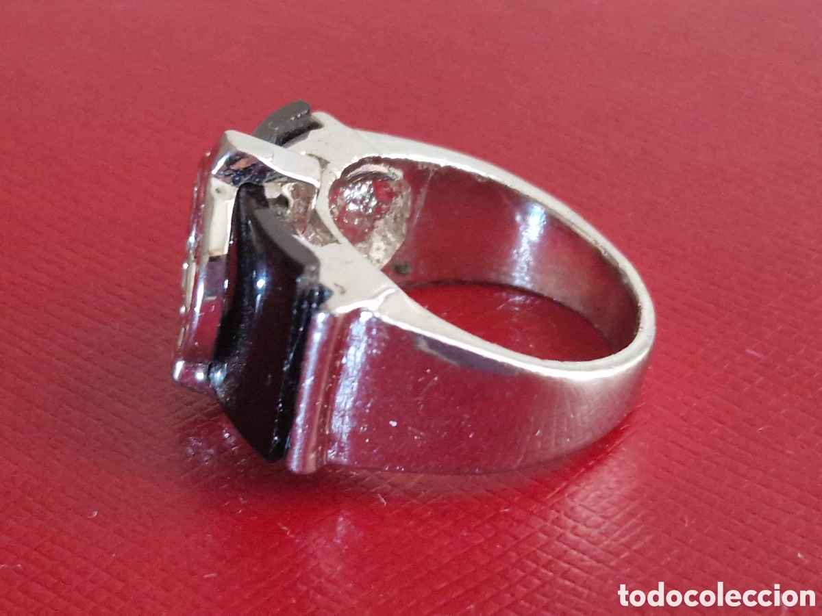 Joyeria: ANILLO DE METAL CON BA&Ntilde;O DE RODIO - Foto 2