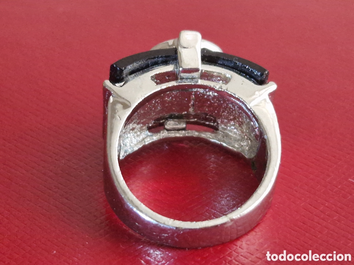 Joyeria: ANILLO DE METAL CON BA&Ntilde;O DE RODIO - Foto 3