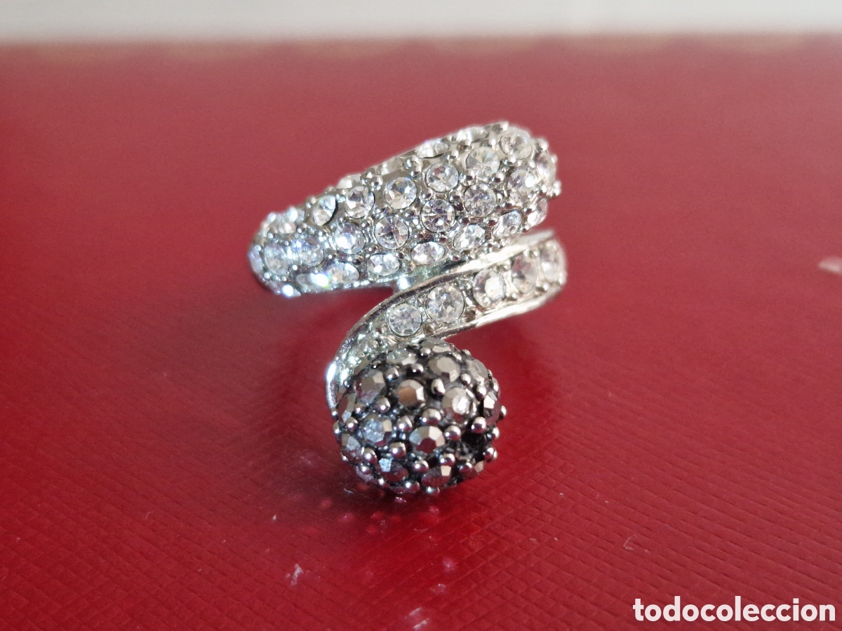 Joyeria: BONITO ANILLO EN RODIO CON CIRCONITAS - Foto 2