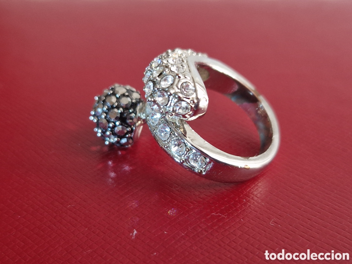 Joyeria: BONITO ANILLO EN RODIO CON CIRCONITAS - Foto 3