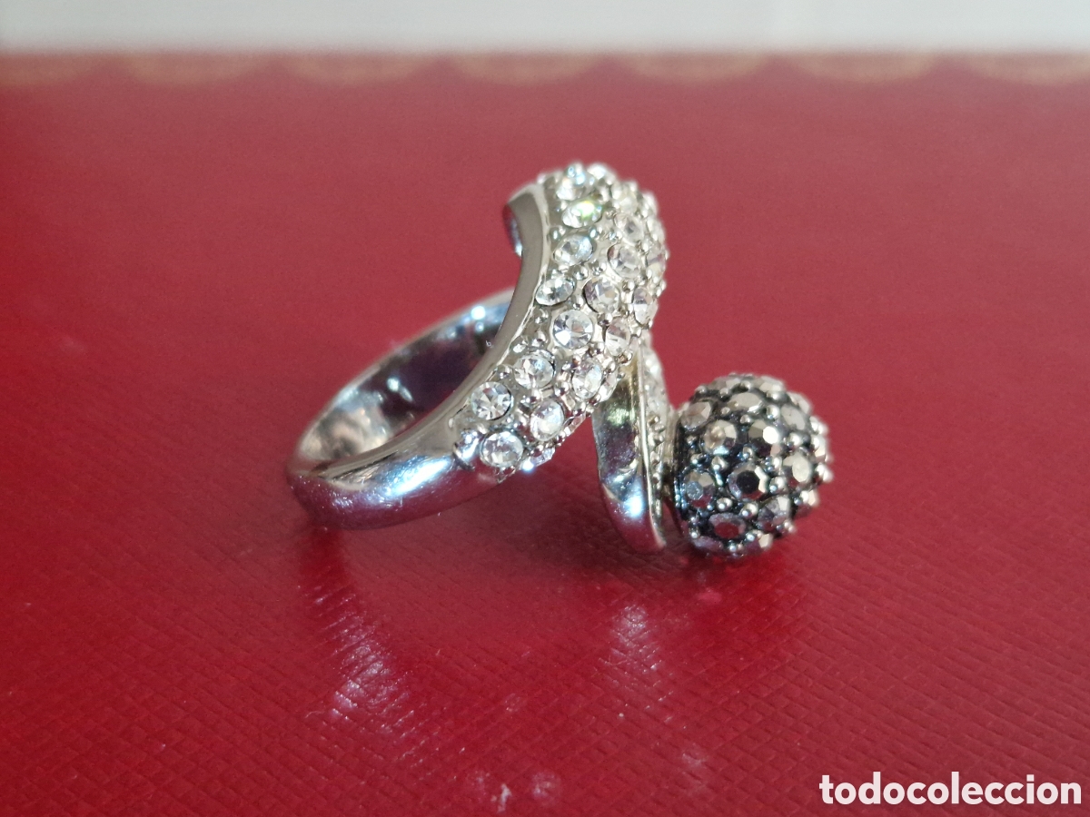 Joyeria: BONITO ANILLO EN RODIO CON CIRCONITAS - Foto 5