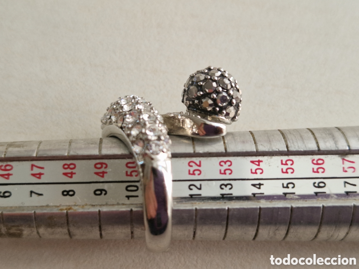 Joyeria: BONITO ANILLO EN RODIO CON CIRCONITAS - Foto 7
