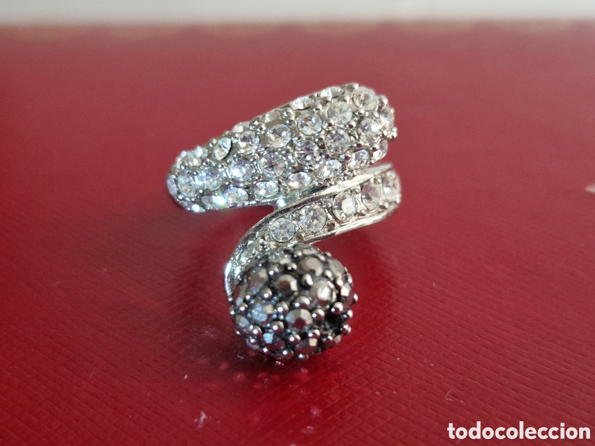 Joyeria: BONITO ANILLO EN RODIO CON CIRCONITAS - Foto 1