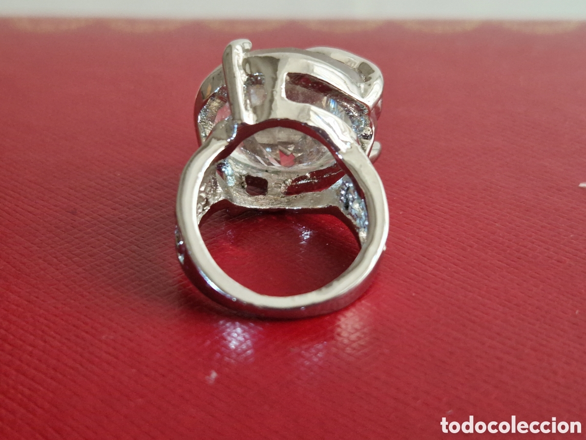 Joyeria: BONITO ANILLO EN RODIO Y PIEDRA - Foto 3