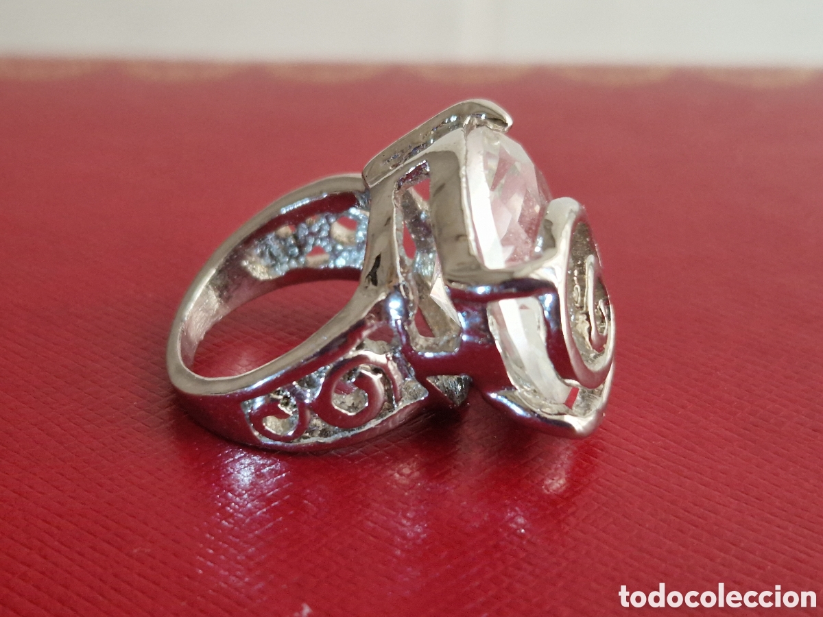 Joyeria: BONITO ANILLO EN RODIO Y PIEDRA - Foto 4