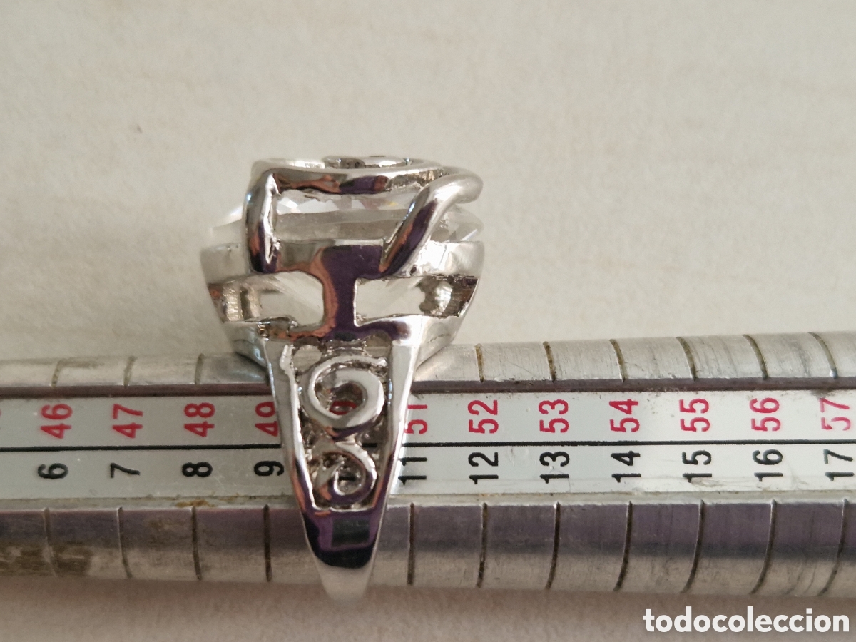 Joyeria: BONITO ANILLO EN RODIO Y PIEDRA - Foto 6