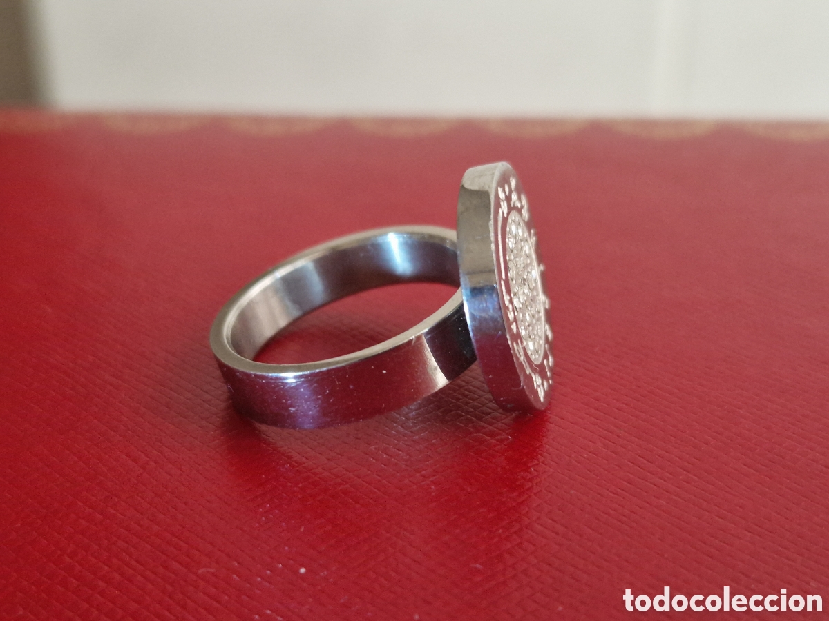 Joyeria: ANILLO DE ACERO Y CIRCONITAS NUEVO - Foto 5