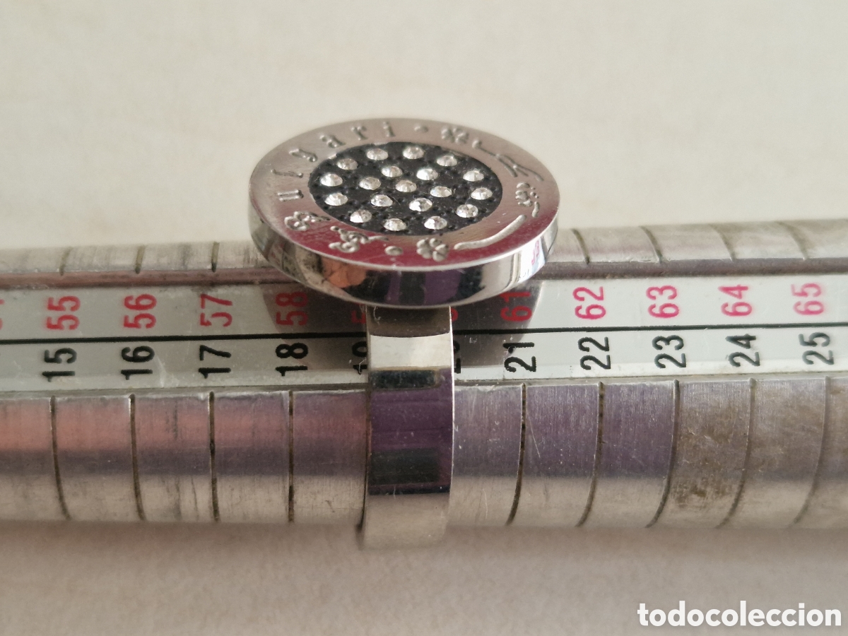 Joyeria: BONITO ANILLO EN ACERO Y CIRCONITAS - Foto 6